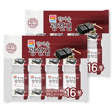 해의락 한겨울 광천김, 4g, 32개