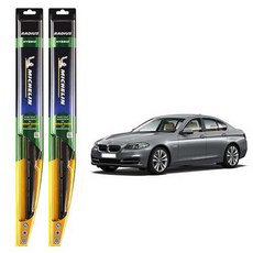 MICHELIN 米其林 Radius 混合式雨刷 駕駛座 + 副駕駛座組合, BMW NEW 5系列 F10 F11 10年款~17年款 2月