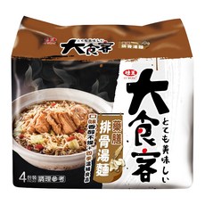 味王 大食客 藥膳排骨湯麵 92g, 4包