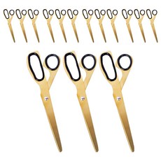 인디케이 빈티지 메탈 가위, 골드, 15개