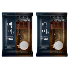 오리지널그레인 2025년산 햅쌀 백미, 상등급, 3kg, 2개