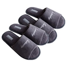 라벨라코 허그실내화 2종 세트, 챠콜, 1개