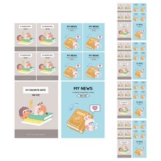 DADA Sosofun 小學國語10格筆記本, 50個, 隨機出貨