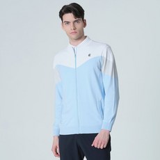 Cleveland GOLF 男式 Intasha 運動線條彩色全拉鍊針織開衫 CGKMKJ1010