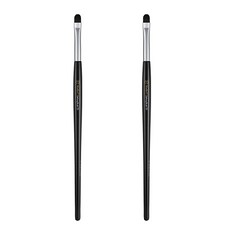 Studio17 Defining Brush 眼影刷721 柔軟彈性人造毛 圓弧剪裁 輕鬆暈染, 黑色, 2支