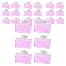 Nilro大型髮捲 6入+髮夾 6入組, 粉紅色, 4套