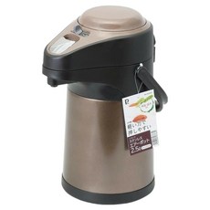 PEARL LIFE 珍珠金屬 Eco De Nikkoku系列 不鏽鋼保溫壺 HB-6763, 深棕色, 2.5L, 1個