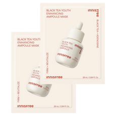 INNISFREE 台灣公司貨 紅茶極效修護安瓶面膜, 2個, 1個裝