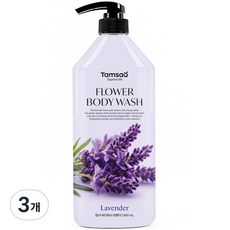 탐사 플라워 바디워시 라벤더, 3개, 900ml