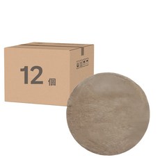 好物良品 單元體 羊毛氈壁掛留言板 圓形 咖啡色, 12個