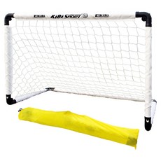 便攜式摺疊足球球門+收納袋, 白色的
