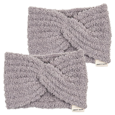 어바웃바쓰 파스텔 세안 헤어밴드 머리띠, 그레이, 2개