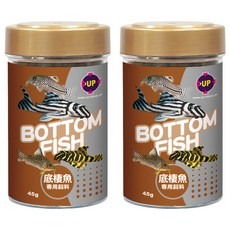 UP AQUA 雅柏 底棲魚專用飼料 E-236, 45g, 2罐