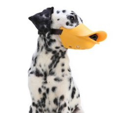 H.TECH Aduck 寵物鴨嘴口罩 M, 黃色, 1入