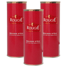 Rougie 鵝肝醬慕斯 法式經典正統美味 法國原裝進口, 320g, 3罐