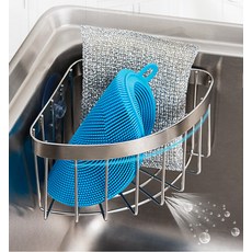 三角形洗碗刷瀝水架, 銀色, 1個