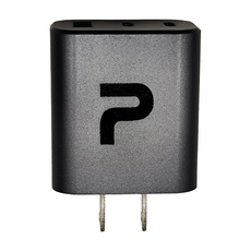 POLYWELL 寶利威爾 30W三孔PD氮化鎵快充頭 PW15-T05-A101, 48mm, 槍灰色, 1個