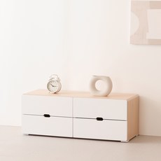 제이디퍼니처 레미 거실장, 매플화이트