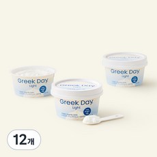 그릭데이 그릭요거트 라이트, 100g, 12개