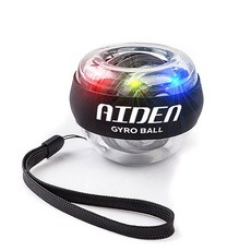 AIDEn LED動力陀螺球 手腕手臂運動器材 + 護腕帶, 混合色, 1個
