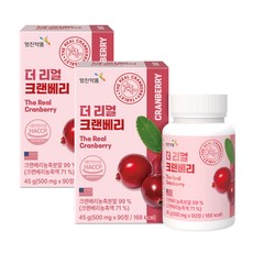 YUNGJIN PHARM The Real 蔓越莓, 90錠, 2個
