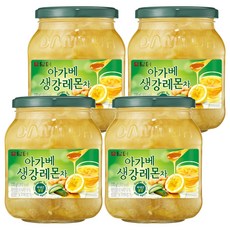 담터 아가베 생강레몬 액상차, 770g, 1개입, 4개