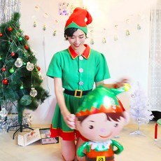 女款聖誕精靈服裝