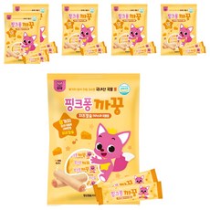 핑크퐁 까꿍 곡물 크리스피롤 24p, 치즈맛, 120g, 6개
