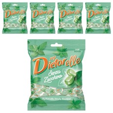 DIETORELLE 無糖糖果 薄荷口味, 70g, 5袋