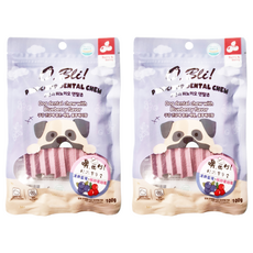 O Bli 噢 比利 軟式潔牙骨, 清爽藍莓 + 酸甜蔓越莓, 100g, 2包