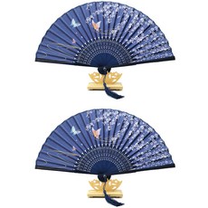 傳統摺扇, 2個, 3