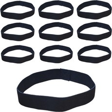 多用途收納綁帶, 10個, 單一顏色