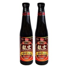 龍宏 無糖黑豆油 台灣產 全素, 420ml, 2瓶