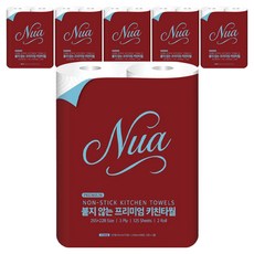 NUA 不沾黏頂級天然紙漿廚房紙巾, 12個, 125張