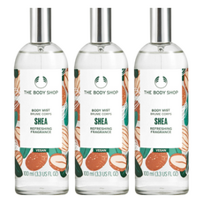 더바디샵 시어 바디 미스트, 100ml, 3개