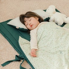 izari 一體式柔軟水洗午睡棉被睡墊枕頭組, Bunny Village