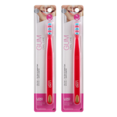 LINKO 牙齦護理軟毛牙刷 粉色, 1入, 2入
