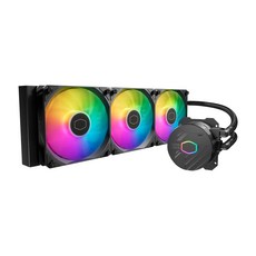 COOLER MASTER 酷碼 MasterLiquid 360L Core ARGB 水冷散熱器, 黑色, 1個