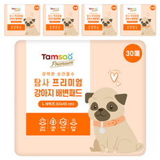 탐사 강아지 프리미엄 배변패드, 30개입, 5개