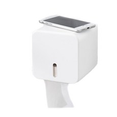 捲筒式衛生紙架, 白色的, 1個