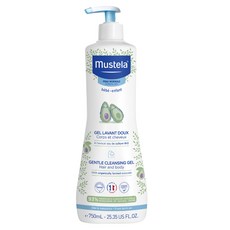 mustela 慕之恬廊 嬰兒洗髮沐浴雙潔乳, 750ml, 1瓶