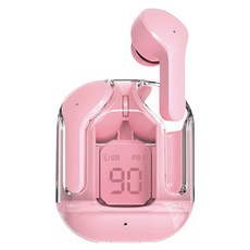 聆翔 AIR31 數顯無線藍芽耳機 ENC降噪 電量顯示 藍牙5.3, DTA-K33, 玫瑰粉