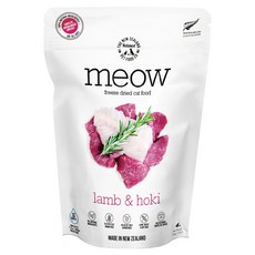 NZ Natural PET FOOD MEOW 貓咪冷凍乾燥生食餐, 羊肉 + 鱈魚, 280g, 1包