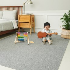 반려동물 미끄럼방지 도톰매트 그란데 4p, 그레이