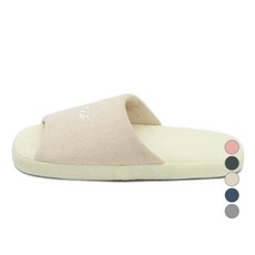 LECAF 毛巾布拖鞋 LE5Q004, 米色, 230