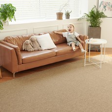 반려동물 미끄럼방지 도톰매트 그란데 4p, 브라운, 4개