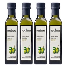 페페브루노 엑스트라버진 올리브오일, 250ml, 4개