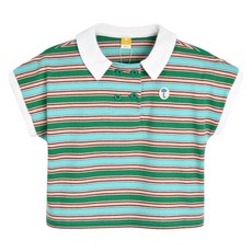 moimoln 幼童立體格紋先染短袖T恤 M242TSB08P