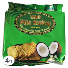 꾸이투 코코넛 찹쌀 크레커 12p, 120g, 4개