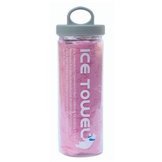 Hensen 強力吸水超細纖維濕式運動毛巾, 粉紅色, 1個